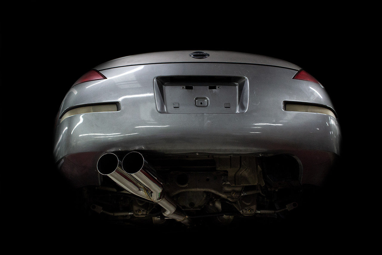 ISR Performance EP (Straight Pipes) Dual Tip Exhaust - Nissan 350Z 4"