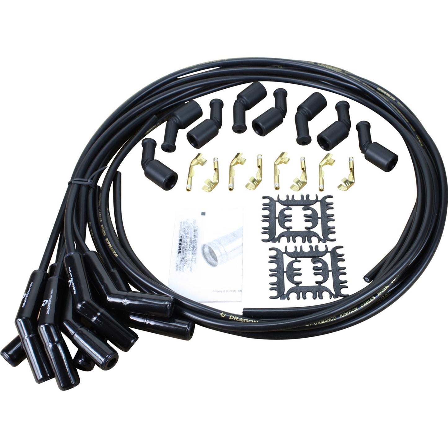 Dragon Fire Street Series Spark Plug Wire Sets SPW1004BC-BK