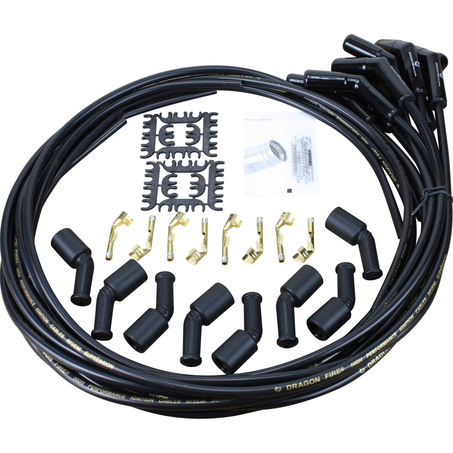 Dragon Fire Street Series Spark Plug Wire Sets SPW1004BC-BK