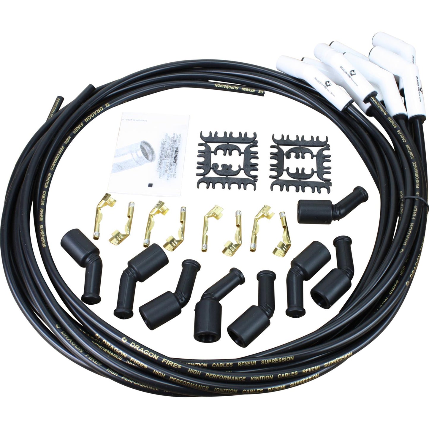 Dragon Fire Sport Series Spark Plug Wire Sets SPW2004WC-BK
