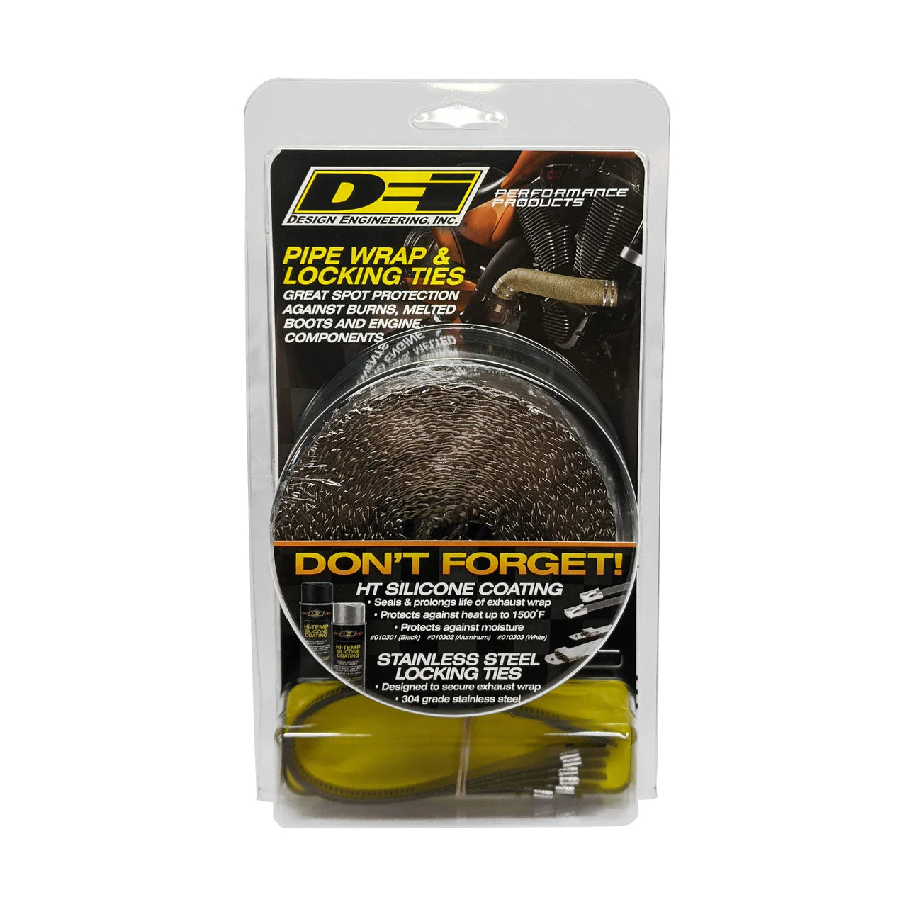 DEI - Titanium™ Pipe Wrap & Locking Tie Kit