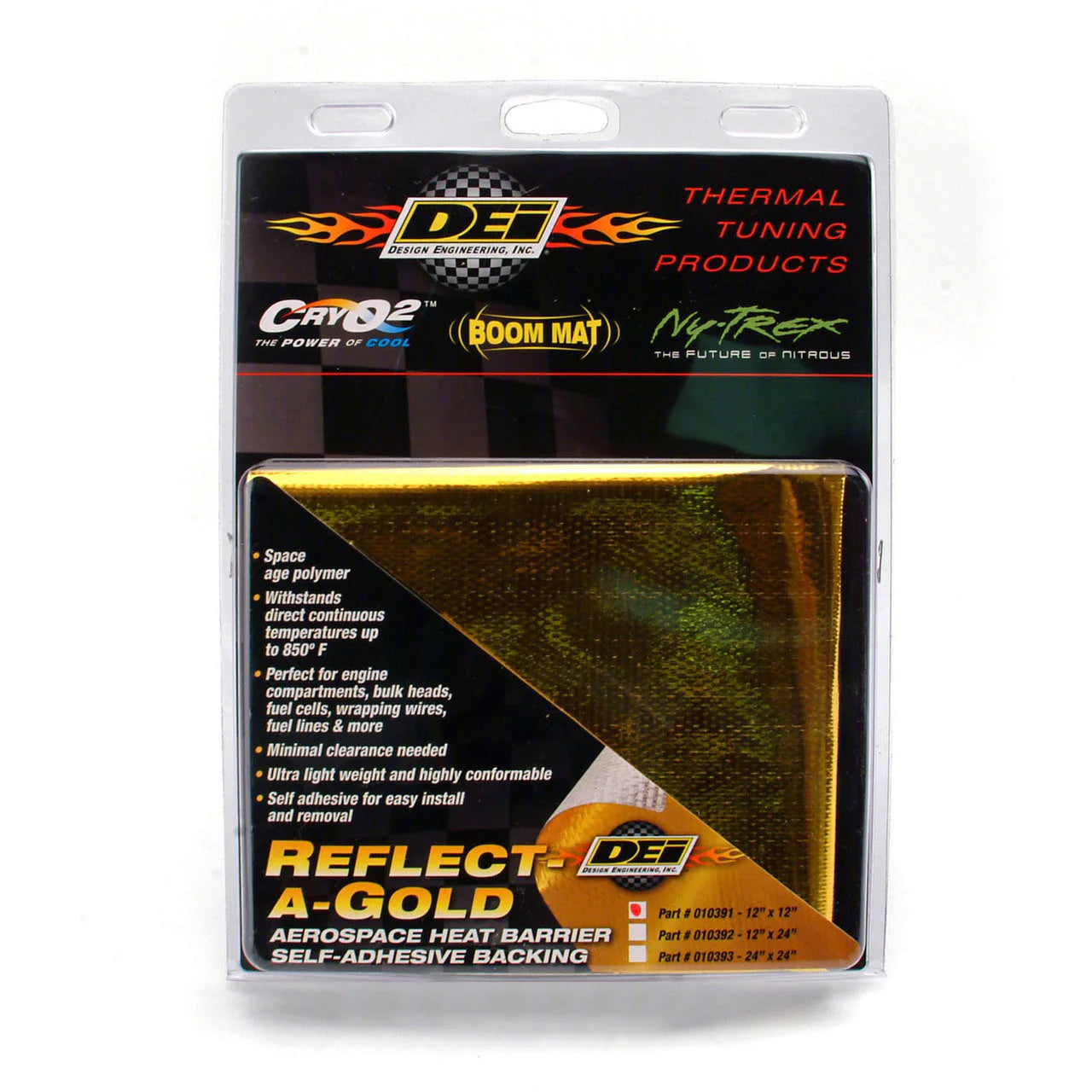 DEI - Reflect-A-GOLD™ Heat Reflective Sheet - 12" x 24"