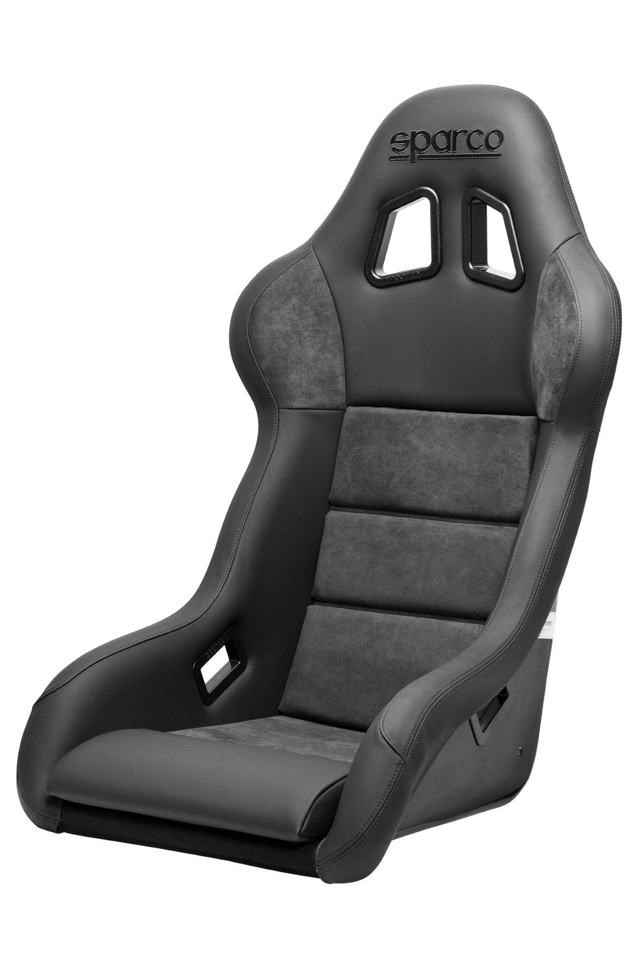 Sparco Seat QRT Performance Leather/Alcantara Black (Must Use Side Mount 600QRT)