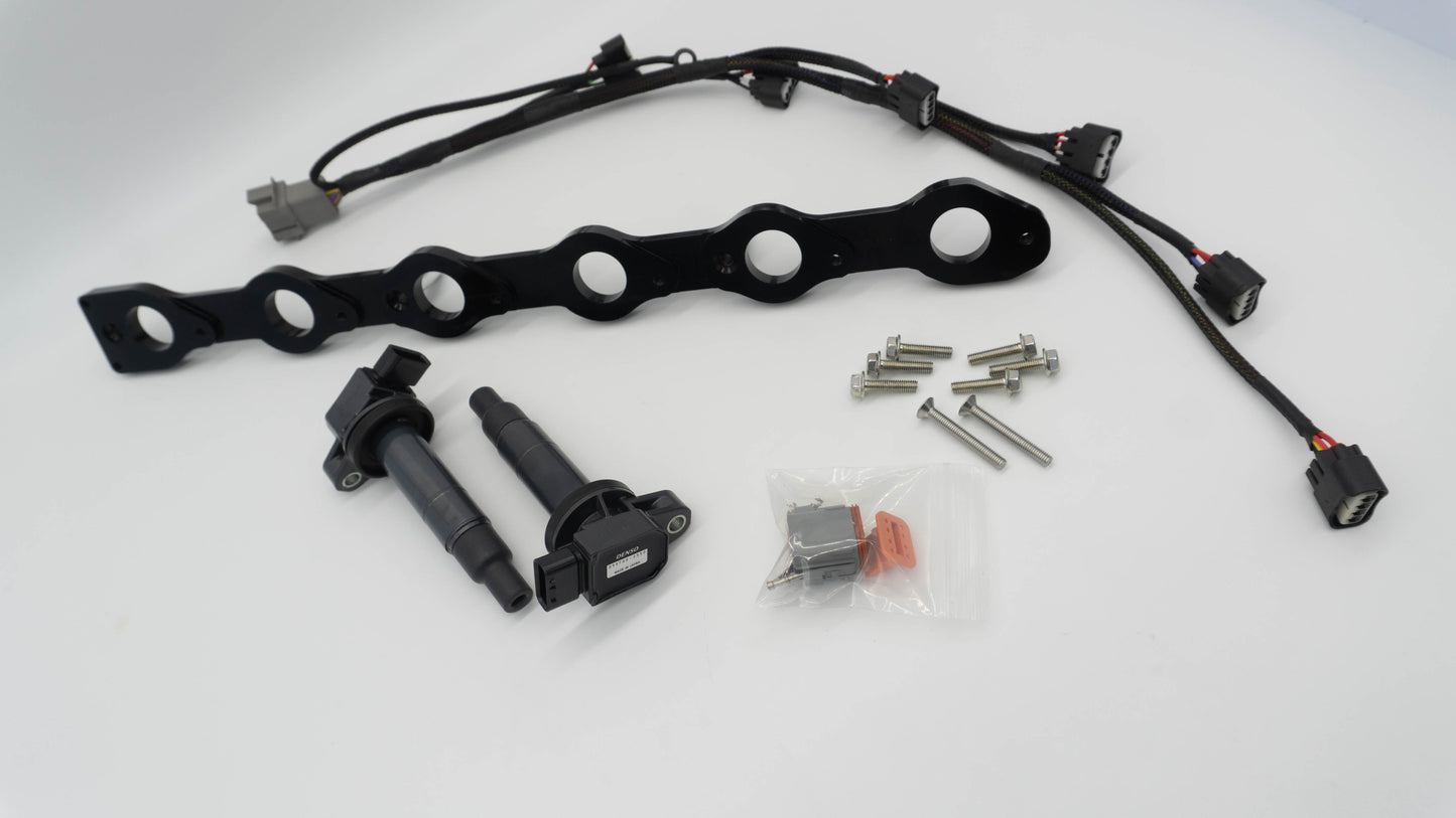 Autosports Engineering 2JZGE 1ZZ 1NZ Smart Coil Brackets One Piece Bracket
