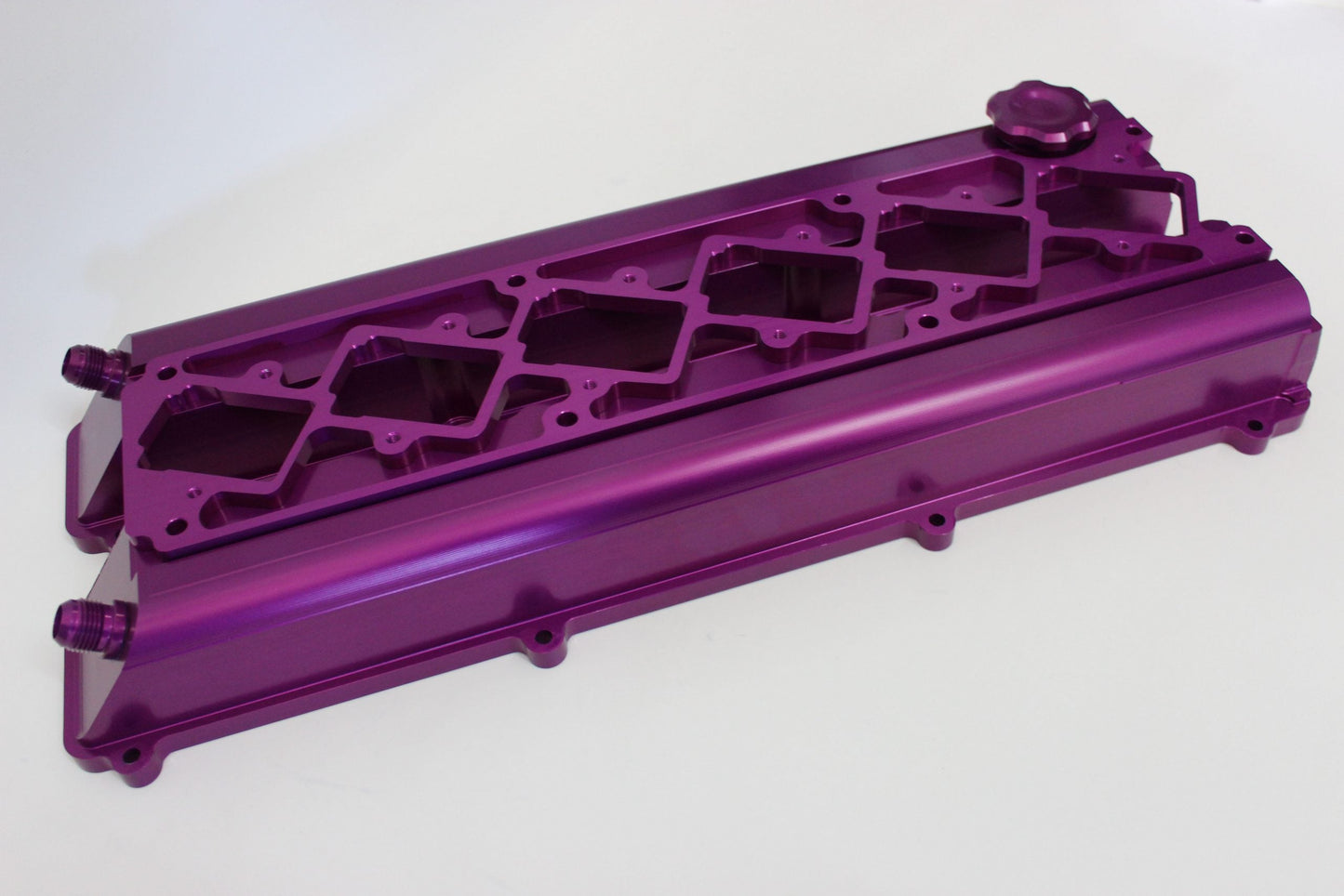 Autosports Engineering Billet 2JZGE Non VVTi Valve Covers PURPLE