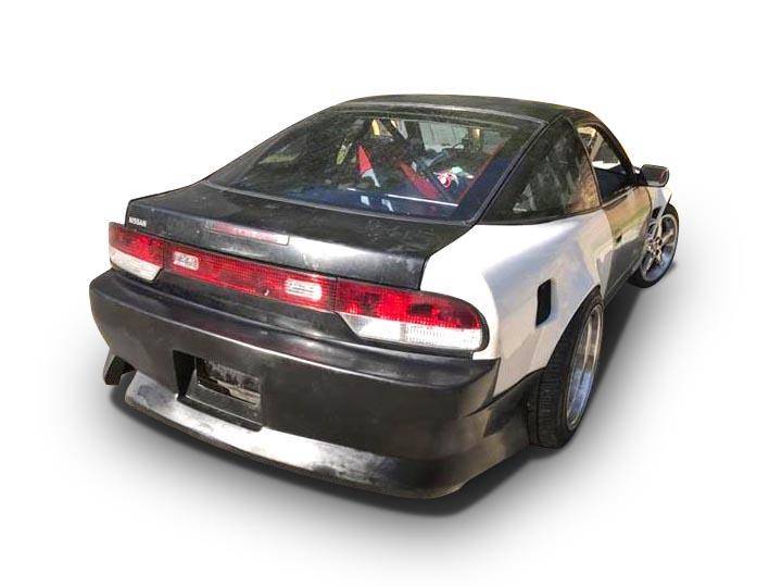 Nissan 240sx HB 1989-1994 BSport2 Style 1 Piece Polyurethane Rear Bumper
