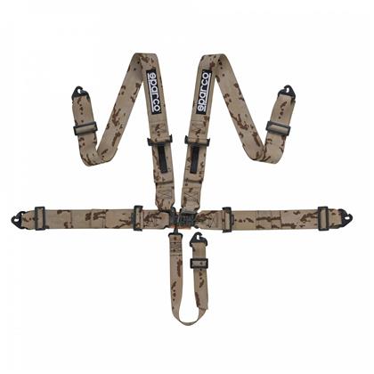 5-Point Sparco Belt Latch Link SFI Camo