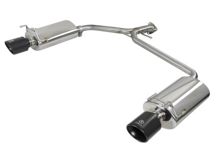 aFe Takeda 2.25-1.75in 304 SS Axle-Back Exhaust w/ Black Tips 13-17 Honda Accord