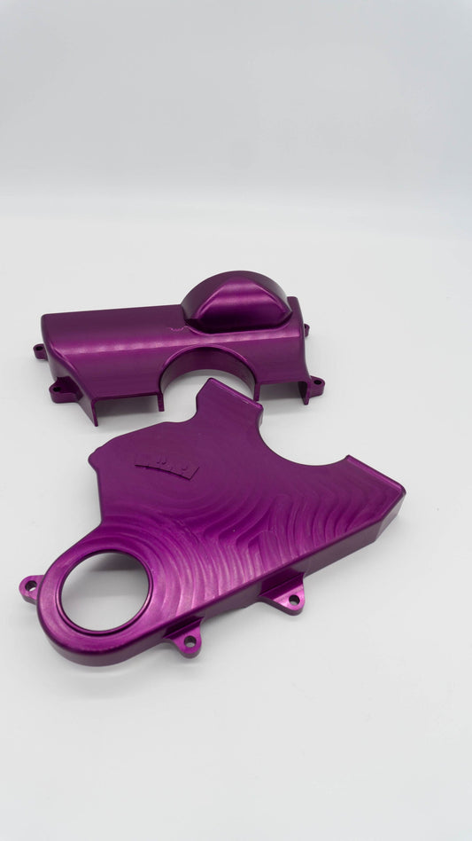 ASE 2JZ Non VVTi Billet Timing Belt Covers - Purple