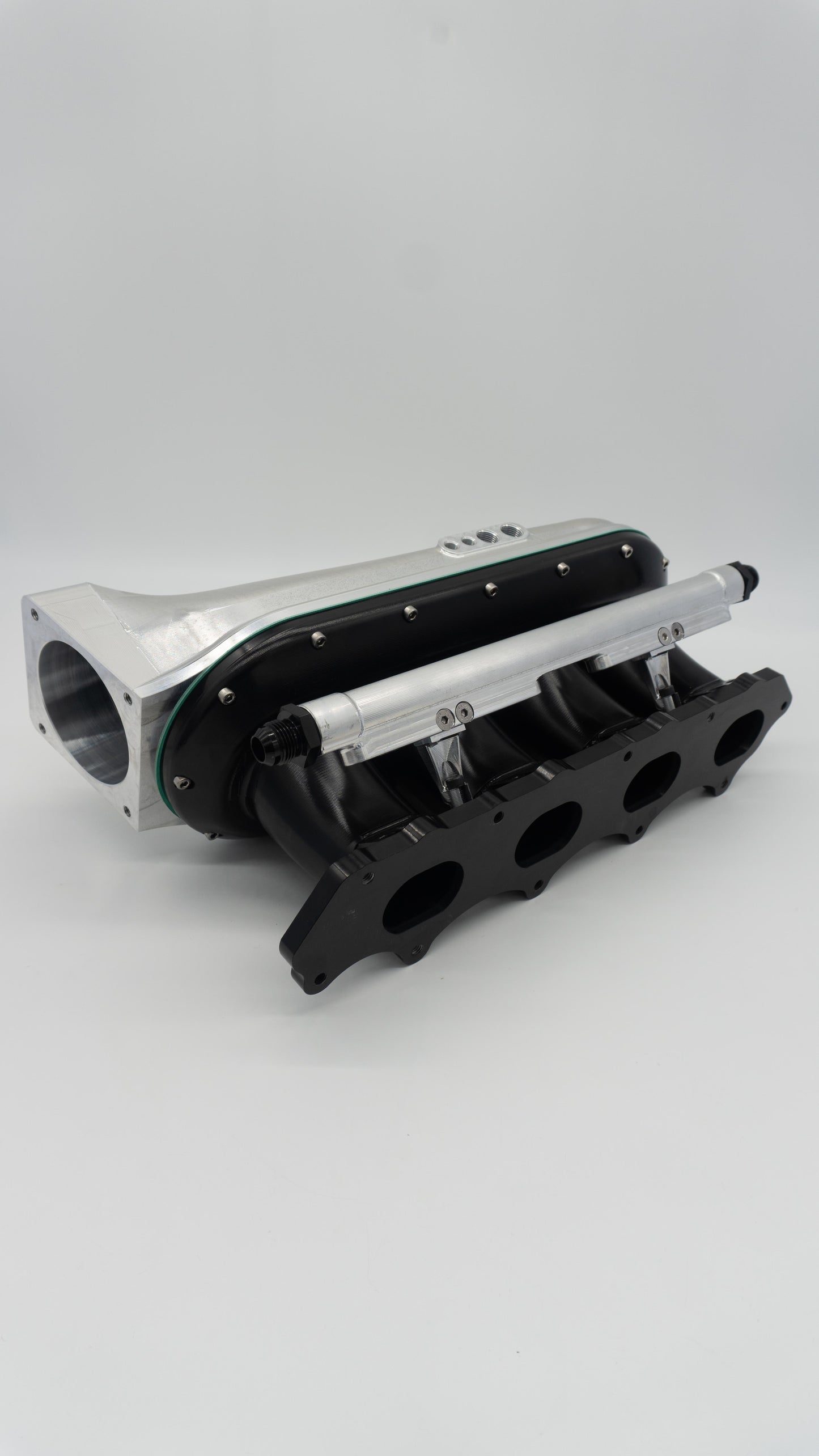 ASE H22 H Series Billet Intake Manifold Black Silver