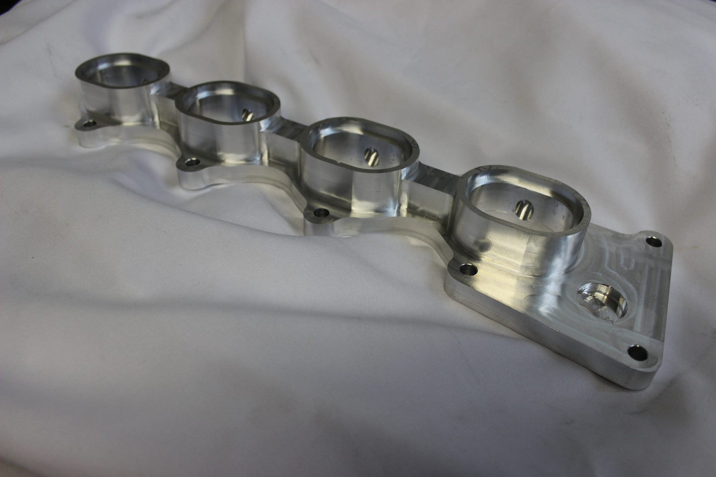 ASE Honda S2000 F20C F22C Billet Intake Flange  Dual Injectors