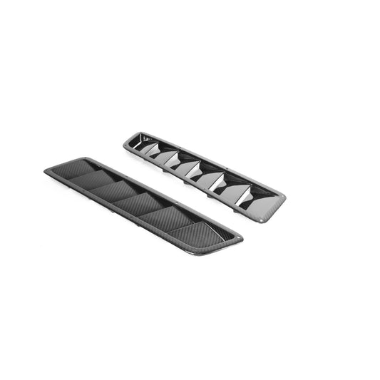 Carbon Fiber Universal Fitment Hood Vents, Long