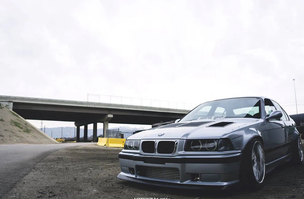 Big Duck Club - BMW E36 Sedan Front Overfenders V2 (+55mm)
