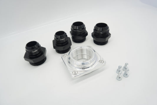 ASE Billet Firewall Plate Single 20AN Pass Through