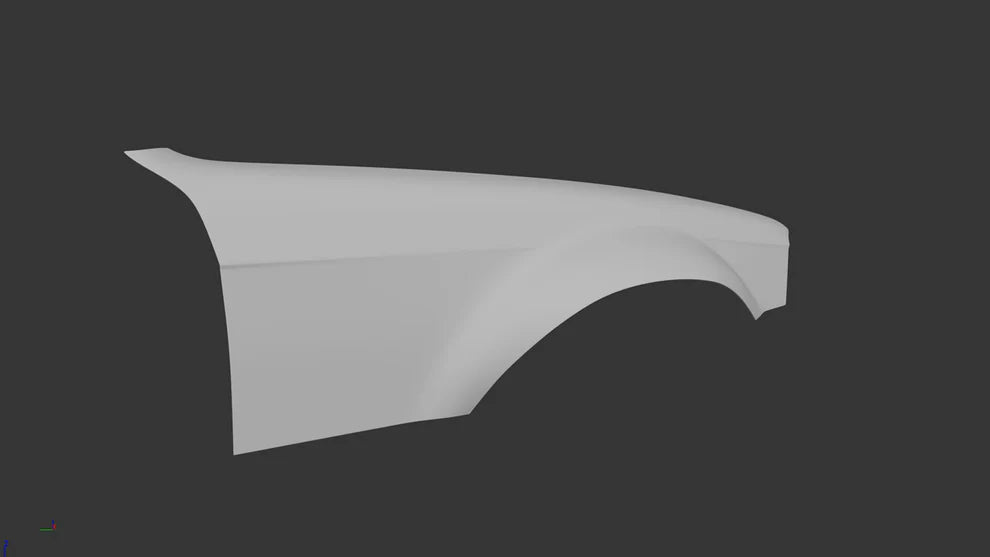 Big Duck Club - BMW E36 Coupe Front Overfenders V2 (63mm)