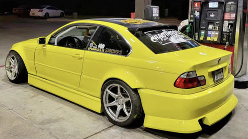 KBD - BMW E46 3 Series 2DR 4DR 1999-2005 ISB Style 4 Piece Polyurethane Full Body Kit (37-6884)