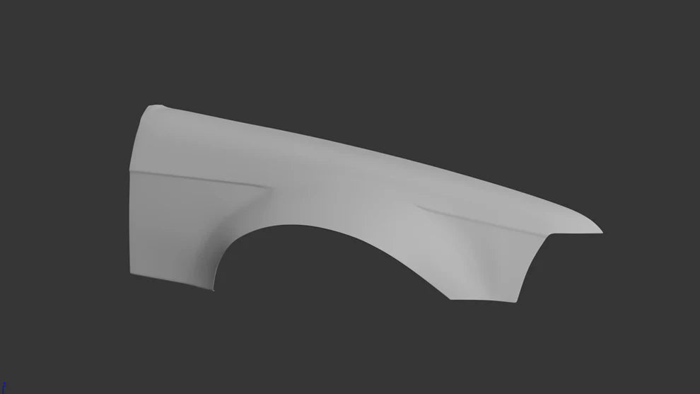 Big Duck Club - BMW E36 Sedan Front Overfenders V2 (+55mm)