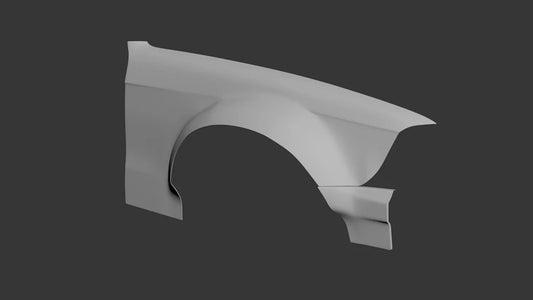 Big Duck Club - BMW E36 Coupe Front Overfenders V5 (85mm)