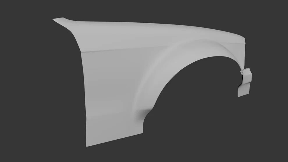 Big Duck Club - BMW E36 Coupe Front Overfenders V5 (85mm)