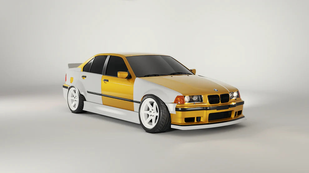 Big Duck Club - BMW E36 Sedan Overfenders V5 (+75mm)