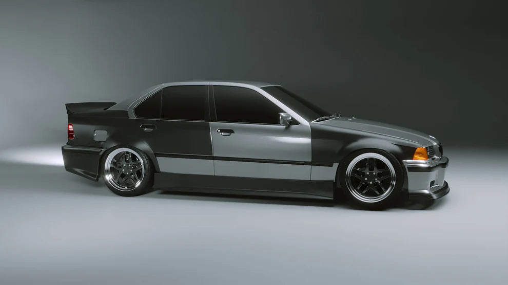Big Duck Club - BMW E36 Sedan Overfenders V2 (+55mm)