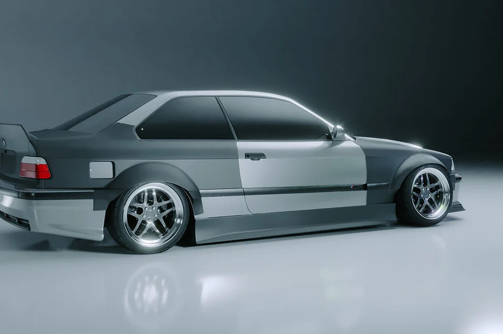 Big Duck Club - BMW E36 Coupe Overfender Kit (85mm)