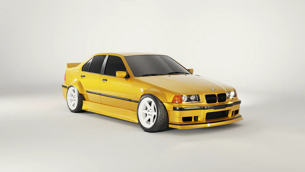 Big Duck Club - BMW E36 Sedan Overfenders V5 (+75mm)