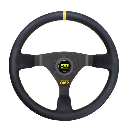 OMP - WRC STEERING WHEEL BLACK LEATHER (OD/1980)