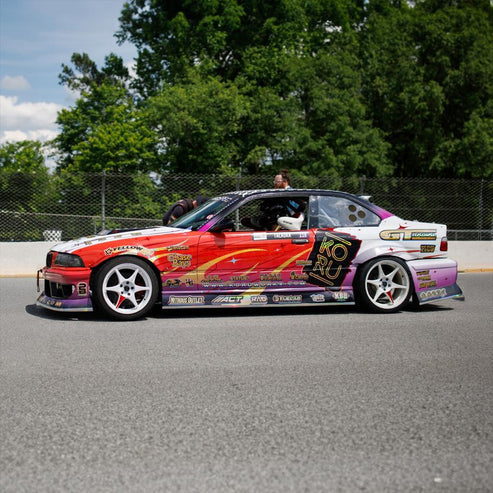 KBD - BMW E36 3 Series 2DR 4DR 1992-1998 ISB Style 4 Piece Polyurethane Full Body Kit (37-6821)