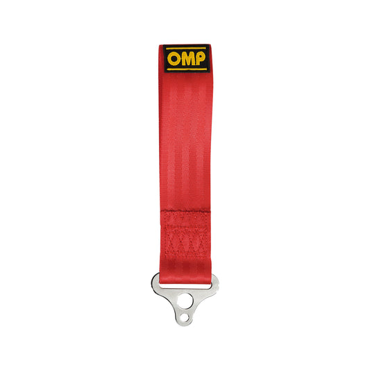 OMP Tow Hook Stainless Internal Diameter 100 mm - Medium Material (Red)
